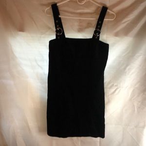 🥀 Cute Black Corduroy Dress